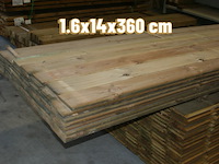 20x plank 1,6x14x360cm. - afbeelding 3 van  3
