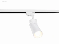 (20x) railspot gu10 armatuur cilinder zand wit... - afbeelding 2 van  6