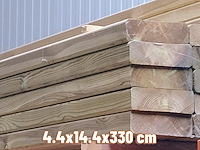 20x regel 4,4x14,4x330cm. - afbeelding 1 van  3