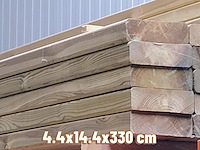 20x regel 4,4x14,4x330cm. - afbeelding 1 van  1