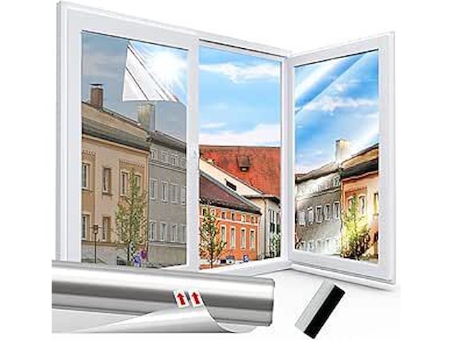 20x spiegelfolie 105cm breed 10meter - afbeelding 1 van  1