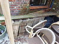 20x stoel & 5x bak in hout - afbeelding 3 van  3