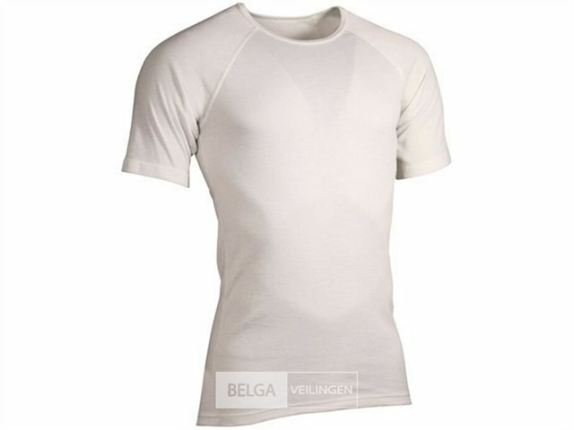 (20x) t-shirts korte mouw wit - afbeelding 1 van  2