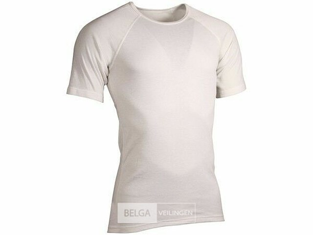 (20x) t-shirts korte mouw wit - afbeelding 1 van  2