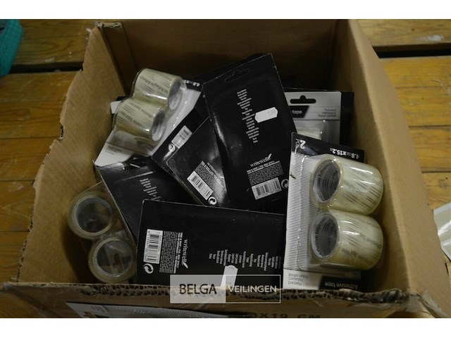 ±20x2st doorzichtige plakband 4,8cm x15m - afbeelding 1 van  2