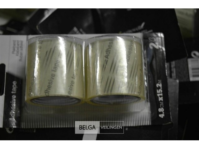 ±20x2st doorzichtige plakband 4,8cm x15m - afbeelding 2 van  2