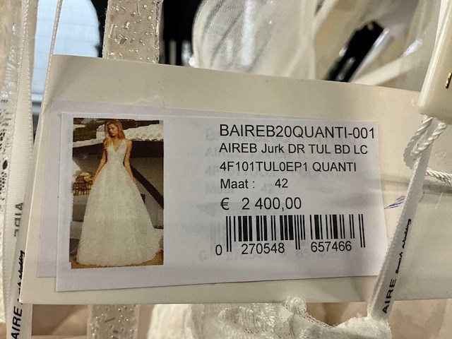 21 bruidsjurken rosa clara aire (totaalprijs) - afbeelding 7 van  34
