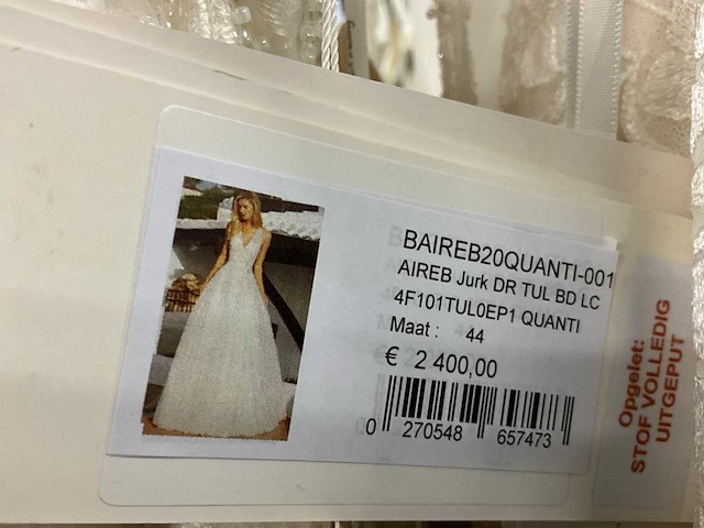 21 bruidsjurken rosa clara aire (totaalprijs) - afbeelding 8 van  34