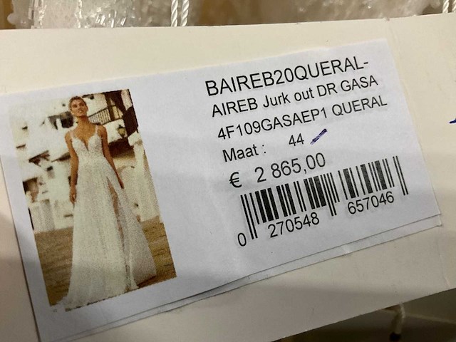 21 bruidsjurken rosa clara aire (totaalprijs) - afbeelding 11 van  34