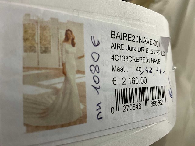 21 bruidsjurken rosa clara aire (totaalprijs) - afbeelding 16 van  34