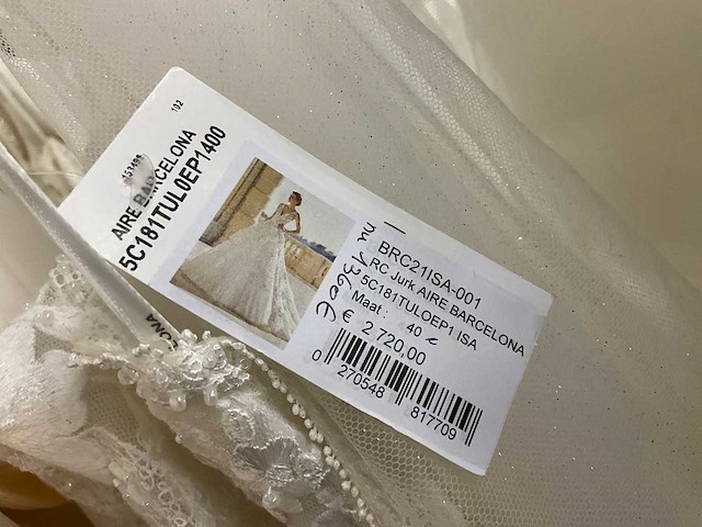 21 bruidsjurken rosa clara aire (totaalprijs) - afbeelding 24 van  34