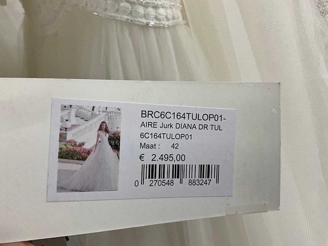 21 bruidsjurken rosa clara aire (totaalprijs) - afbeelding 25 van  34