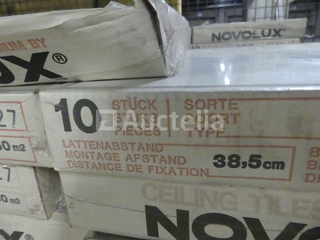 21 bundels plafondtegels, 12 bundels plafondtegels - afbeelding 1 van  13