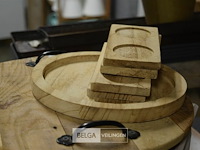 21 div houten decoratie schotels - afbeelding 4 van  4