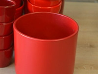 ±21 div maten rode bloempotten - afbeelding 2 van  5