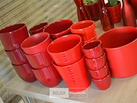 ±21 div maten rode bloempotten - afbeelding 5 van  5