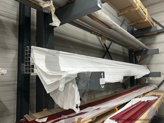 21 diverse aluminium profielen, lengte 6000mm - afbeelding 1 van  5
