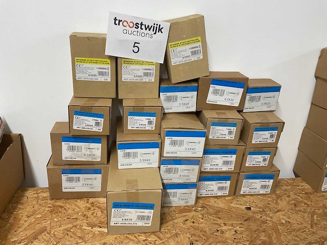 21 dozen hout schroeven - afbeelding 1 van  6