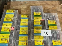 21 dozen houtschroeven met bits - afbeelding 3 van  5