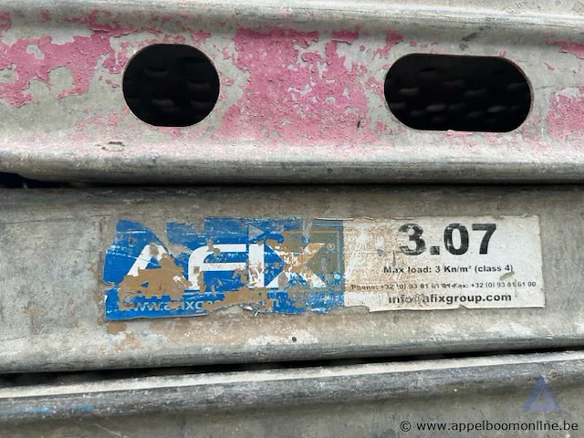 21 steigerplanken afix 3.07m, maximale belasting 3 kn/m². - afbeelding 3 van  3