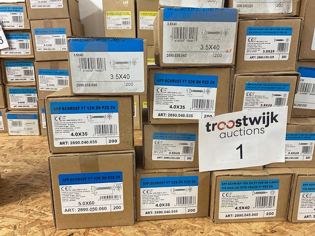21 x dozen hout schroeven - afbeelding 2 van  5