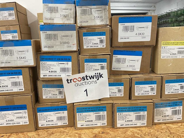 21 x dozen hout schroeven - afbeelding 4 van  5