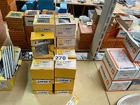 21 x dozen metalen hollewandplug met schroefduim of schroefhaak