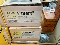 21 x dozen metalen hollewandplug met schroefduim of schroefhaak - afbeelding 6 van  7