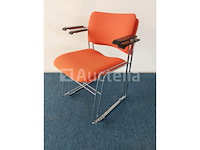 21 x howe 40/4 design vergaderstoel by david rowland (rood) - afbeelding 7 van  7