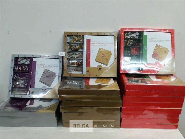 21 x maak je persoonlijke kerstkaarten 3 assorti - afbeelding 1 van  3