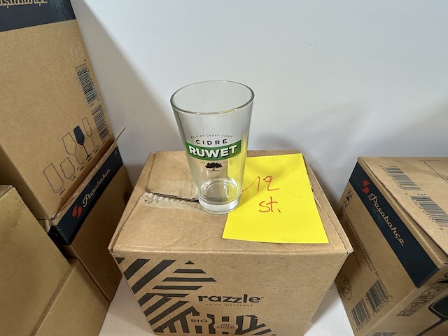 210-62 lot diverse glazen (+/- 200st) - afbeelding 2 van  9