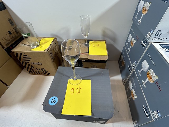 210-62 lot diverse glazen (+/- 200st) - afbeelding 8 van  9