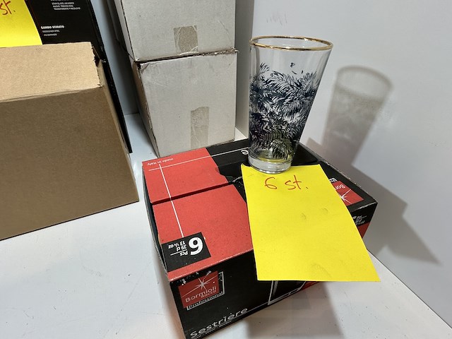 210-62 lot diverse glazen (+/- 200st) - afbeelding 9 van  9