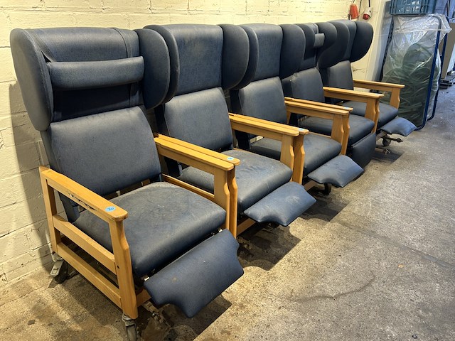 210-70 relax zetels op wielen (5st) - afbeelding 1 van  2