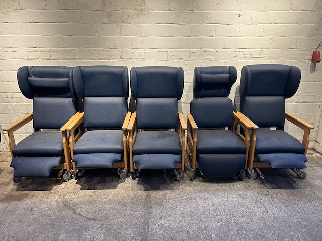 210-70 relax zetels op wielen (5st) - afbeelding 2 van  2