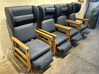 210-71 relax zetels op wielen (4st) - afbeelding 1 van  4