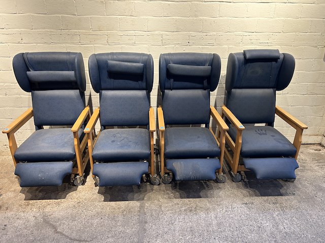 210-71 relax zetels op wielen (4st) - afbeelding 2 van  4