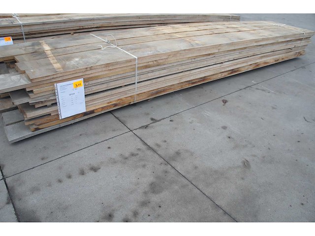 2,14 m³ eiken planken 30mm droog - afbeelding 1 van  4