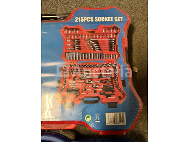 215 delige doppen set en ratel set tot 50mm - afbeelding 4 van  5