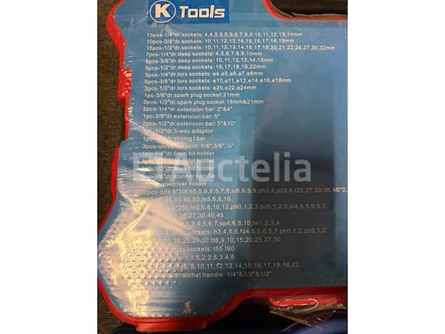 215 delige doppen set en ratel set tot 50mm - afbeelding 5 van  5