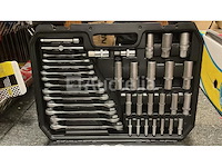 216 delige gereedschap set, heyco doppen set en slagdoppenset