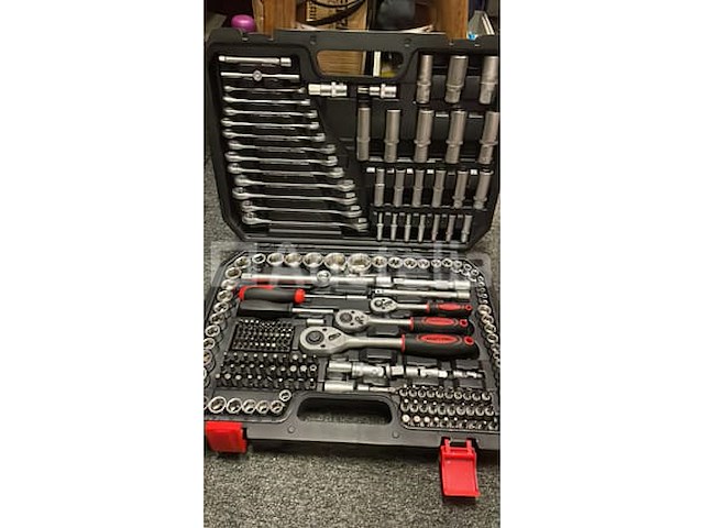 216 delige gereedschap set, heyco doppen set en slagdoppenset - afbeelding 4 van  8
