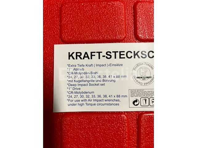 216 delige gereedschap set, heyco doppen set en slagdoppenset - afbeelding 6 van  8