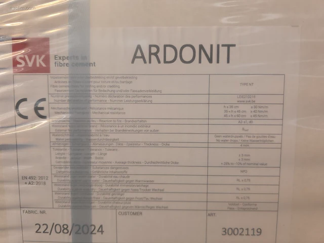 (2160x) vezelcement leien svk ardonit glad - afbeelding 5 van  5