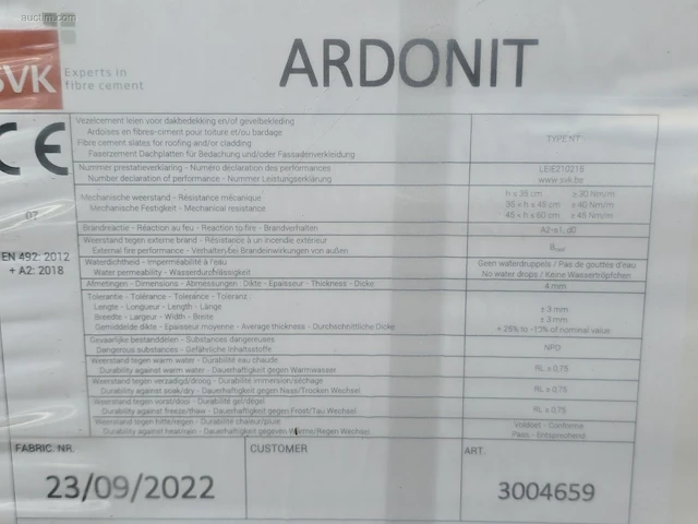 (2160x) vezelcement leien svk ardonit glad - afbeelding 5 van  5