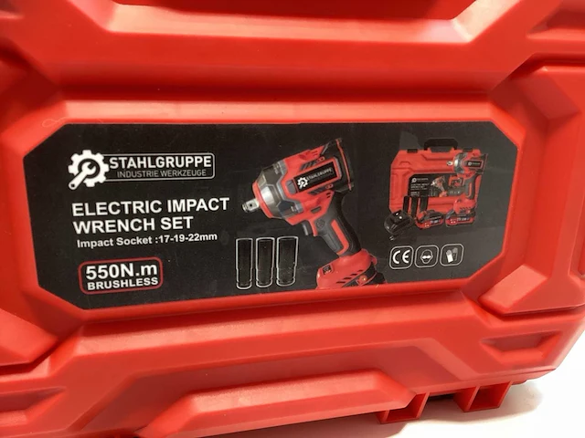 21v accu-slagmoersleutelset met koffer 550n - afbeelding 4 van  13