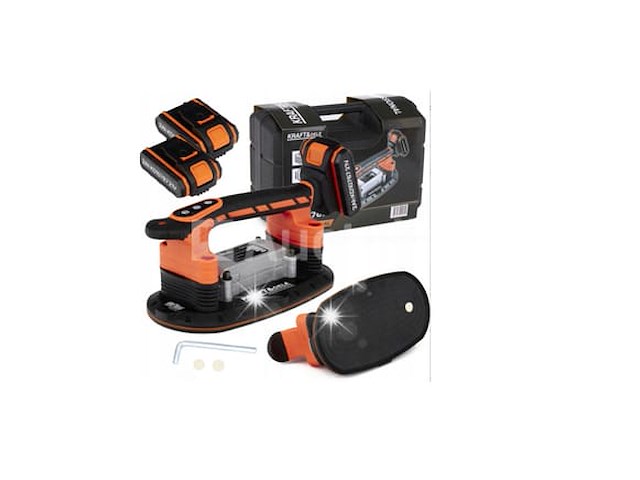 21v kraft&dele oplaadbare professionele vibratiezuignap voor tegelnivellering - afbeelding 1 van  1