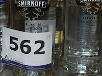 21x fles vodka, smirnoff, black small batch, 1l, 40% vol - afbeelding 3 van  3