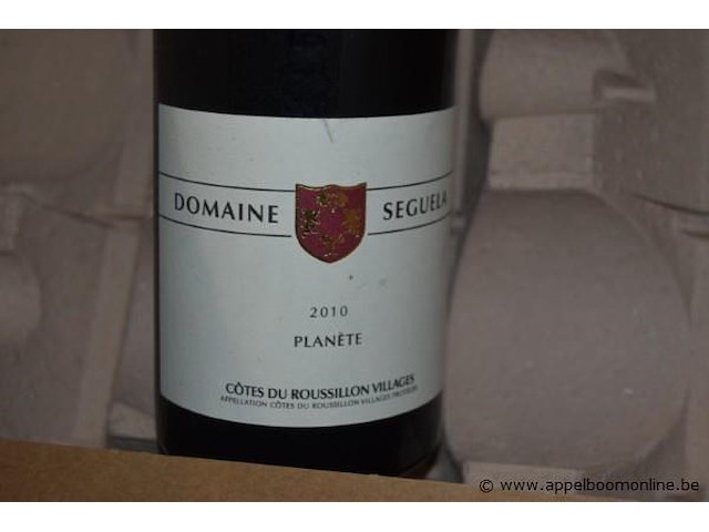 21x wijnfles domaine seguela planète 2010, côtes du roussillon villages, 750ml - afbeelding 2 van  3