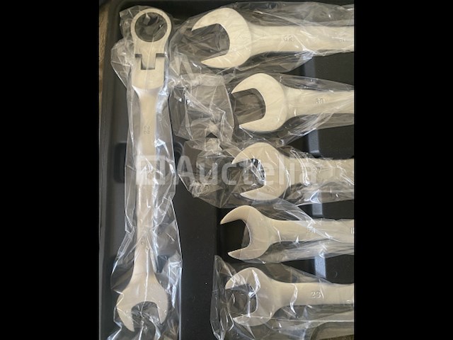 22 delige flexibele ringratel-steeksleutel set 6-32mm - afbeelding 2 van  7
